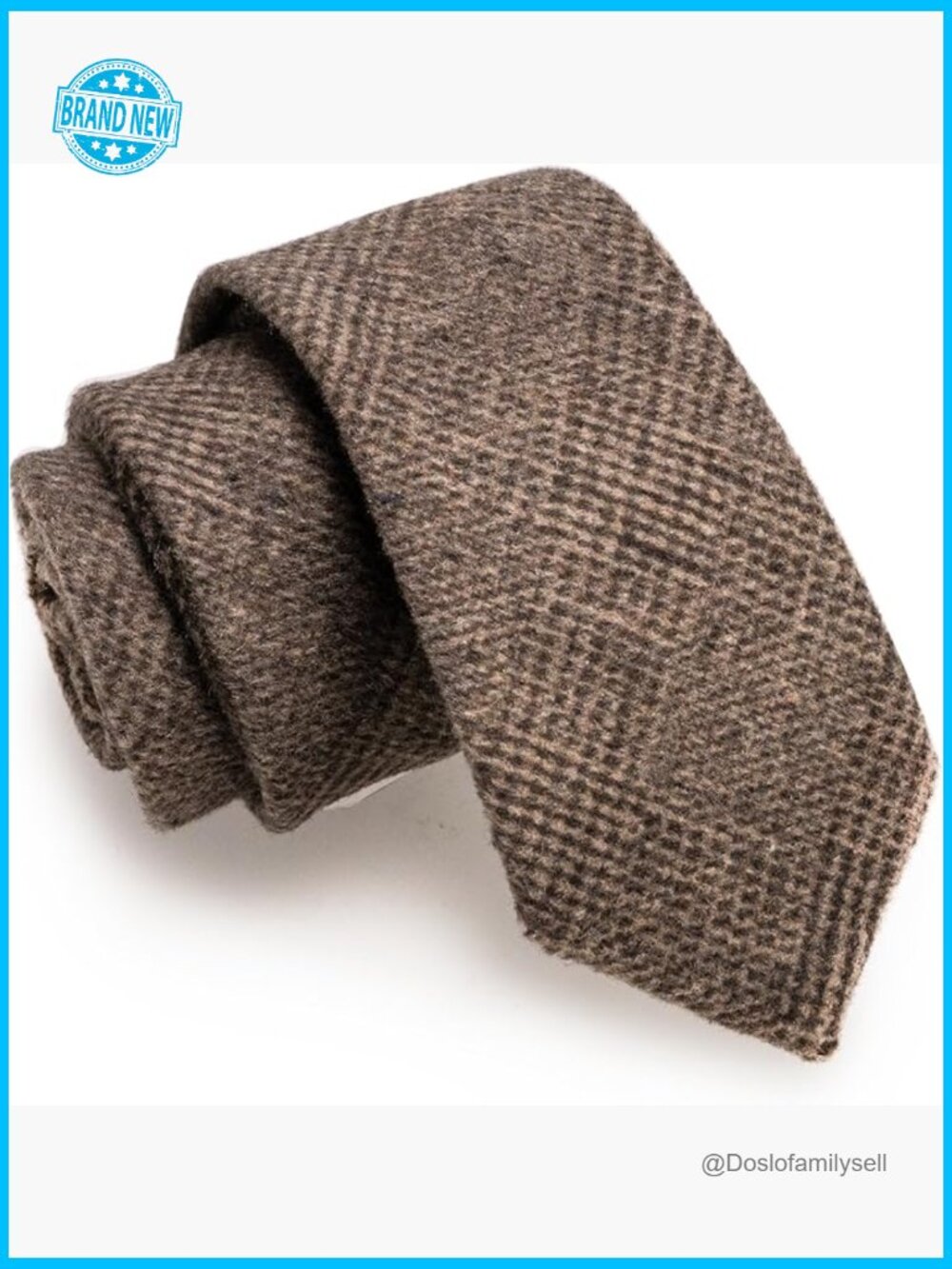 Skinny Cashmere Wool Tie Classic Business Minimal Elegant Mens Accessory